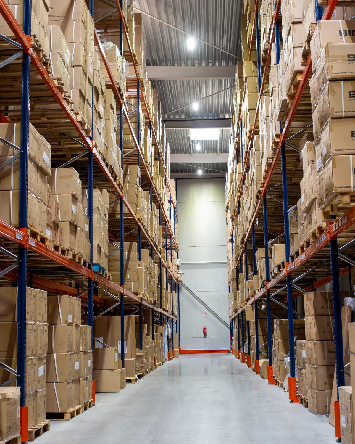 BINK warehouse in Belgium